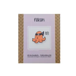 Boutiques de musées Loisirs Créatifs-Kit de broderie Tako-poulpe - Fukuri