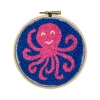 Boutiques de musées Loisirs Créatifs-Kit Punch Needle 1 Motif - Coulpe le Poulpe
