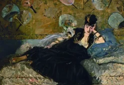 Boutiques de musées Affiches D'Art Encadrées|Toiles Sur Châssis-La dame aux éventails, Nina de Callias (affiches d'art encadrées)