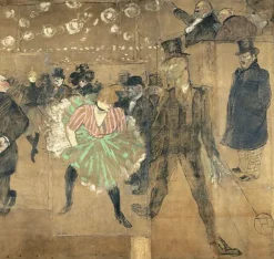 Best Boutiques de musées La Danse au Moulin Rouge, dit aussi La Goulue et Valentin le Désossé,panneau pour la baraque de La Goulue à la Foire du Trône à Paris (panneau de gauche), 1895 (panneaux aluminium)