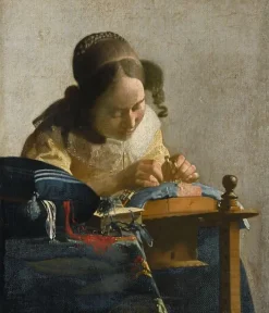 Sale Boutiques de musées La Dentellière (détail) (affiches d'art encadrées)