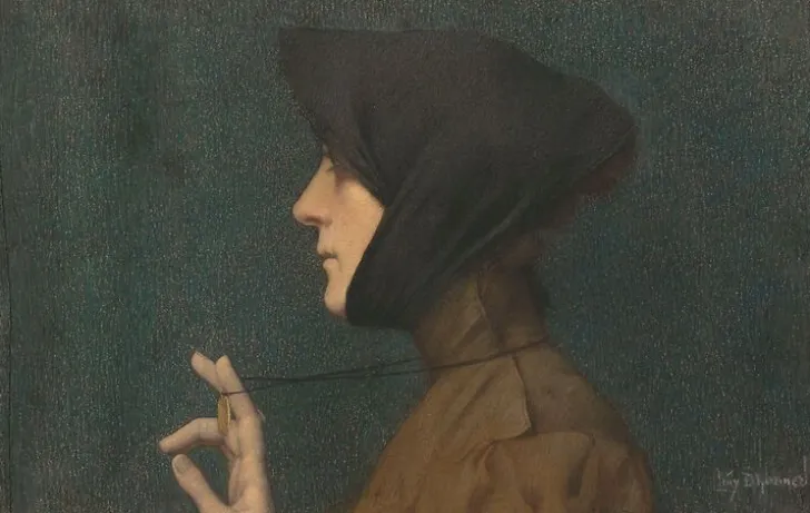 Online Boutiques de musées La femme à la médaille ou Mystère (panneaux acryliques)