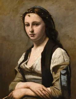 Boutiques de musées Panneaux Aluminium|Affiches D'Art-La Femme à la perle (panneaux aluminium)