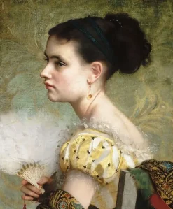 Boutiques de musées La femme à l'éventail (toiles encadrées)