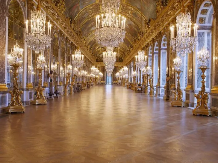 Boutiques de musées Panneaux Aluminium|Toiles Encadrées-La galerie des glaces (état après restauration en 2007) (panneaux aluminium)