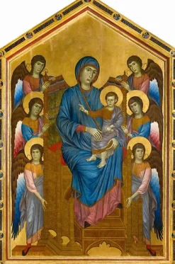 Boutiques de musées Affiches D'Art|Toiles Sans Cadre-La Maestà (affiches d'art)