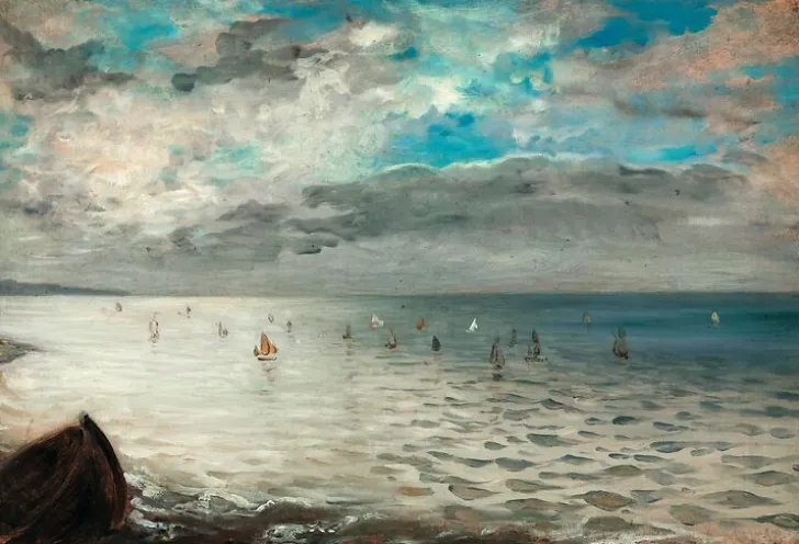 Boutiques de musées La Mer vue des hauteurs de Dieppe (toiles sur châssis)