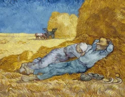 Boutiques de musées Affiches D'Art|Affiches D'Art Encadrées-La méridienne ou la sieste (d'après Millet) (affiches d'art)