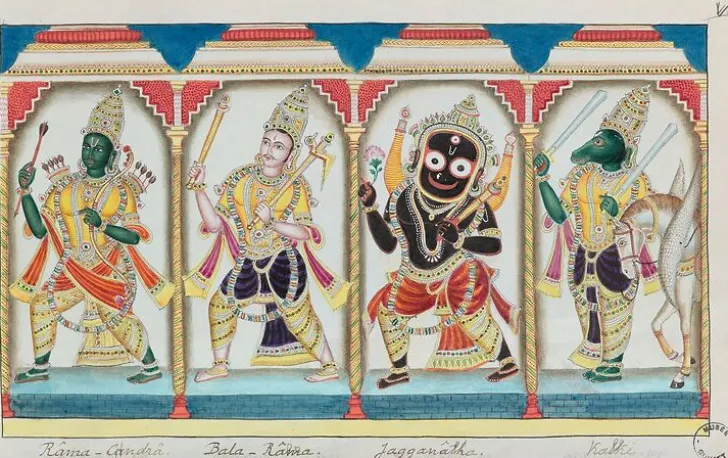 Discount Boutiques de musées La naissance de Krishna (planches XXIII) (toiles sans cadre)