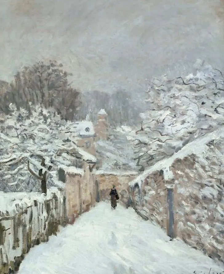Discount Boutiques de musées La neige à Louveciennes (panneaux aluminium)