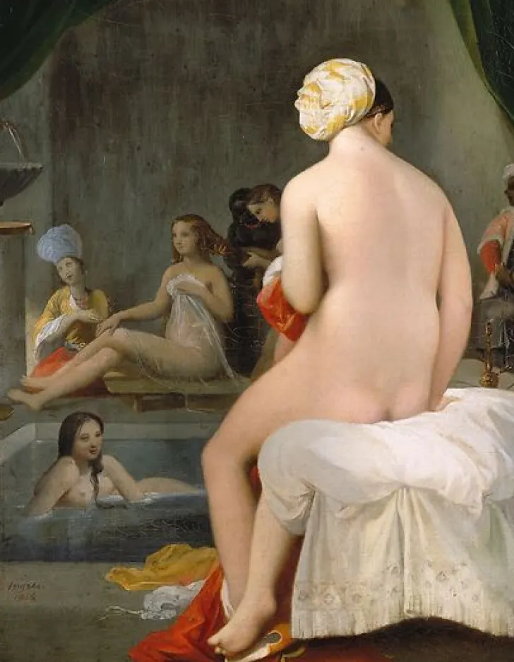 Outlet Boutiques de musées La petite baigneuse - Intérieur de harem (panneaux aluminium)