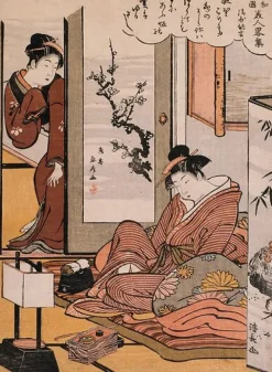 Boutiques de musées Toiles Sur Châssis|Toiles Sans Cadre-La poétesse Sei-Shônogan (mitate) (toiles sur châssis)