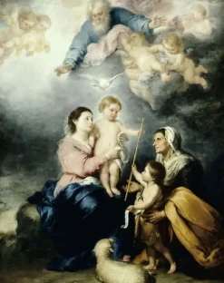 Boutiques de musées Panneaux Aluminium|Toiles Sur Châssis-La Sainte Famille, dite la Vierge de Séville (panneaux aluminium)