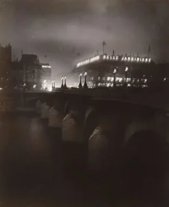 Hot Boutiques de musées La Samaritaine et Belle Jardinière, magasins de confection, dans la nuit (panneaux acryliques)