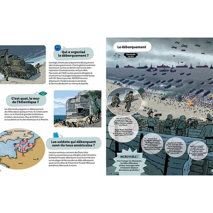 Boutiques de musées Livres Jeunesse-La Seconde Guerre mondiale - Questions/Réponses