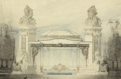 Boutiques de musées Panneaux Aluminium|Panneaux Acryliques-La Sortie d'un chemin de fer métropolitain (panneaux aluminium)