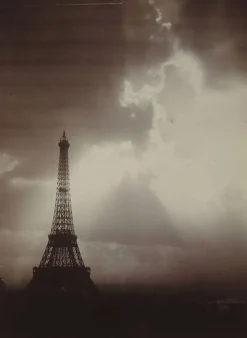 Boutiques de musées Toiles Encadrées-La Tour Eiffel dans le soleil couchant (toiles encadrées)