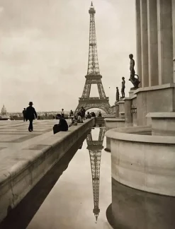 Boutiques de musées Toiles Sans Cadre|Panneaux Acryliques-La Tour Eiffel depuis le Palais de Chaillot (toiles sans cadre)