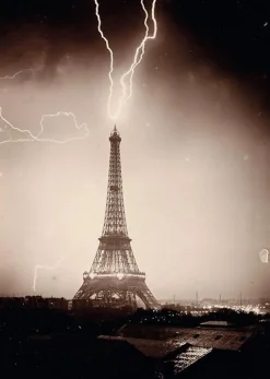 Boutiques de musées Panneaux Aluminium|Toiles Encadrées-La Tour Eiffel foudroyée II/II (panneaux aluminium)