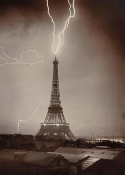 New Boutiques de musées La Tour Eiffel foudroyée I/II (affiches d'art)