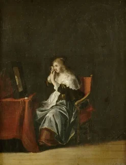 Discount Boutiques de musées La Vue : femme au miroir (panneaux aluminium)