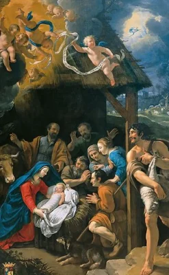 Boutiques de musées Affiches D'Art|Affiches D'Art Encadrées-L’Adoration des bergers (affiches d'art)