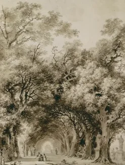 New Boutiques de musées L'allée ombrageuse (panneaux aluminium)