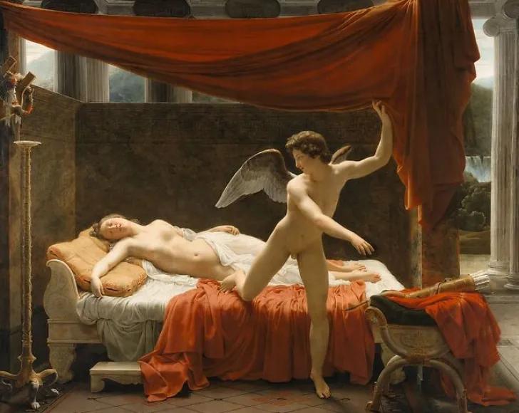 Boutiques de musées Panneaux Acryliques|Toiles Encadrées-L'Amour et Psyché (panneaux acryliques)