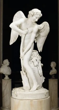 Boutiques de musées L'Amour taillant son arc dans la massue d'Hercule (affiches d'art encadrées)