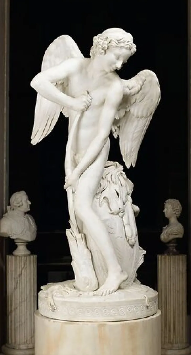 Boutiques de musées L'Amour taillant son arc dans la massue d'Hercule (affiches d'art encadrées)