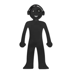 Best Boutiques de musées Lampe de lecture Android noir silicone