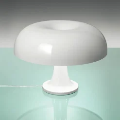 Clearance Boutiques de musées Lampe de table Nessino / Ø 32 cm - Blanc - Artemide