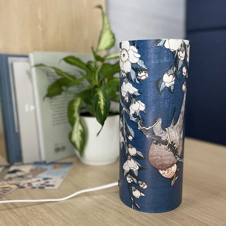Boutiques de musées Art De La Maison-Lampe Katsushika Hokusai - Bouvreuil et cerisier