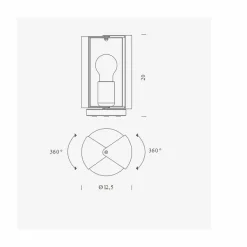 Boutiques de musées Design|Art De La Maison-Lampe pivotante à poser - Charlotte Perriand - Nemo Lighting - Bleue