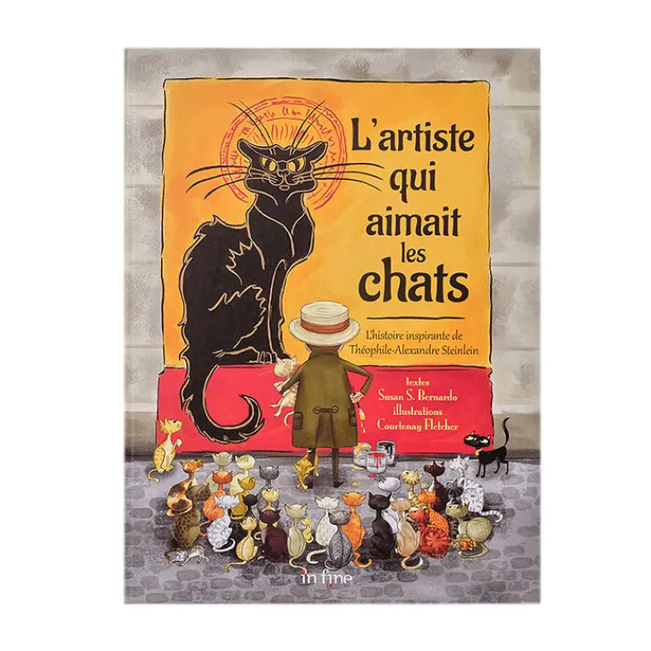 Boutiques de musées Livres Jeunesse-L'artiste qui aimait les chats - L'histoire inspirante de Théophile-Alexandre Steinlen