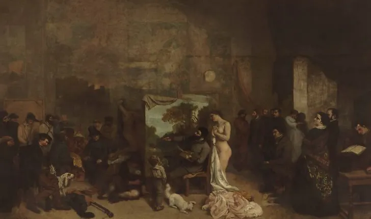 Sale Boutiques de musées L'Atelier du peintre (panneaux aluminium)