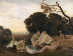 Hot Boutiques de musées Le bain de Diane (toiles encadrées)