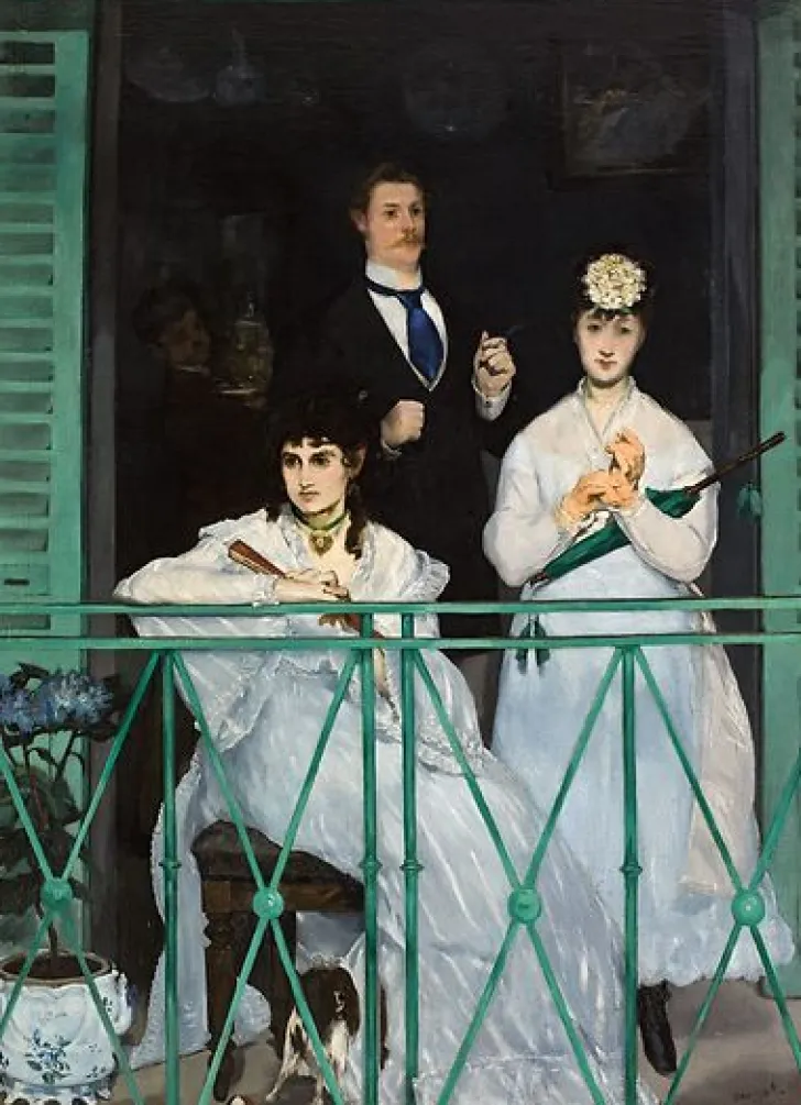 Boutiques de musées Affiches D'Art Encadrées|Toiles Encadrées-Le Balcon (détail) (affiches d'art encadrées)