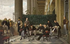 Online Boutiques de musées Le Cercle de la rue Royale (détail), 1866 (panneaux aluminium)