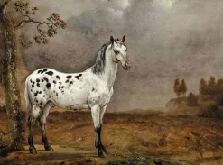 Boutiques de musées Affiches D'Art Encadrées|Toiles Encadrées-Le Cheval pie (affiches d'art encadrées)