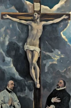 Boutiques de musées Panneaux Aluminium|Panneaux Acryliques-Le Christ en Croix adoré par deux donateurs (détail) (panneaux aluminium)