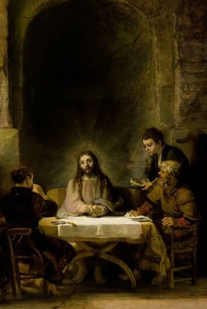 Hot Boutiques de musées Le Christ se révélant aux pèlerins d'Emmaüs (panneaux aluminium)