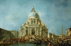 Sale Boutiques de musées Le Doge de Venise se rend à la Salute, le 21 novembre (panneaux acryliques)