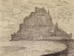 Best Boutiques de musées Le Mont de Saint-Michel dans la brume (affiches d'art encadrées)