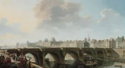 Boutiques de musées Panneaux Acryliques|Toiles Encadrées-Le pont Neuf et la Samaritaine, à Paris (panneaux acryliques)