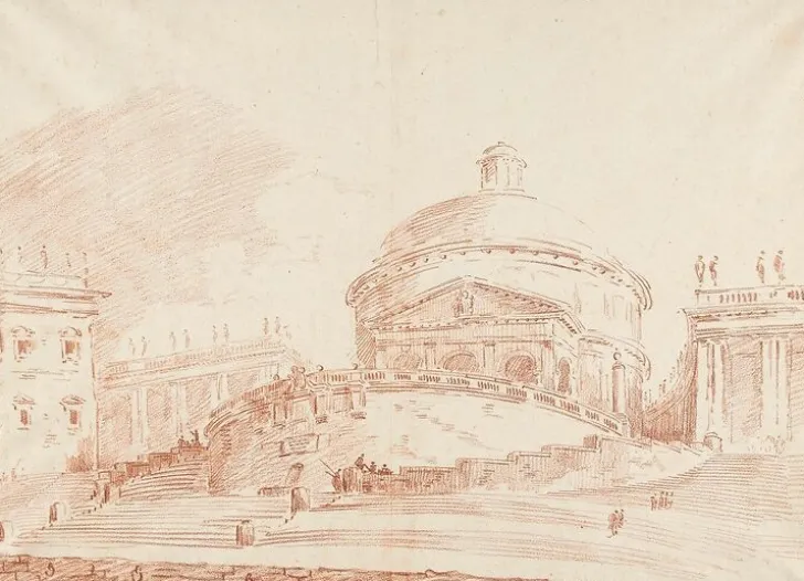 Boutiques de musées Affiches D'Art Encadrées|Toiles Sur Châssis-Le port de Ripetta (affiches d'art encadrées)