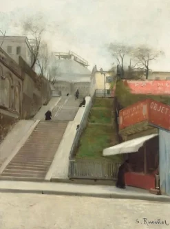 Clearance Boutiques de musées Le Sacré-Coeur en construction (toiles encadrées)