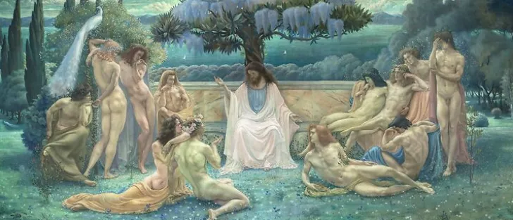 Boutiques de musées Panneaux Acryliques|Toiles Encadrées-L'Ecole de Platon (panneaux acryliques)