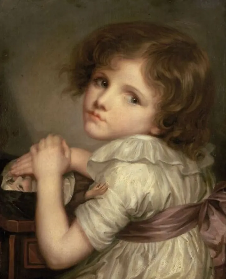 Boutiques de musées Panneaux Acryliques|Toiles Encadrées-L'Enfant à la poupée (panneaux acryliques)