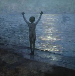 Boutiques de musées L'enfant au bord de la mer (toiles sur châssis)